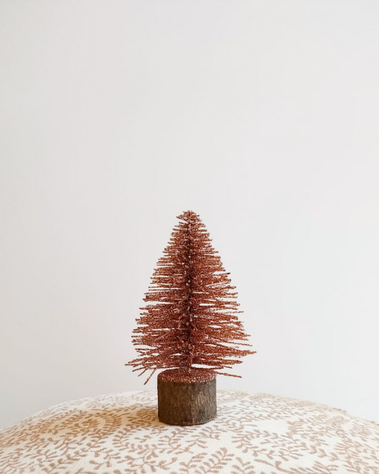 Kerstboom xs | Roze glitter