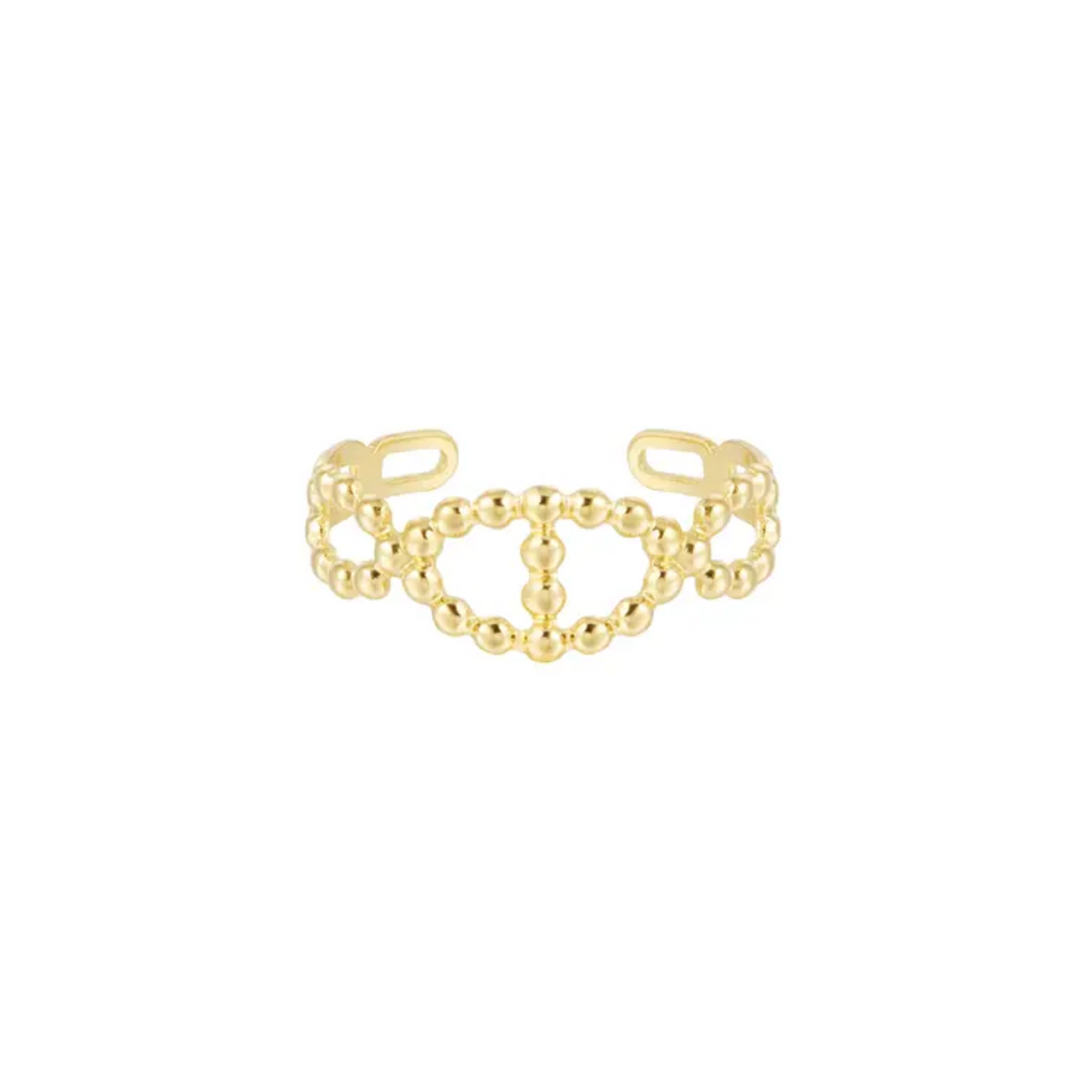 Yehwang | Ring Pleun van goud stainless steel | Conceptstore Sisalla