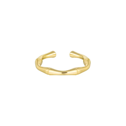 Yehwang | Ring Doris van goudkleurig stainless steel | Conceptstore Sisalla