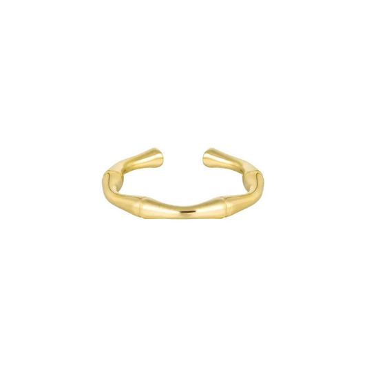 Yehwang | Ring Doris van goudkleurig stainless steel | Conceptstore Sisalla