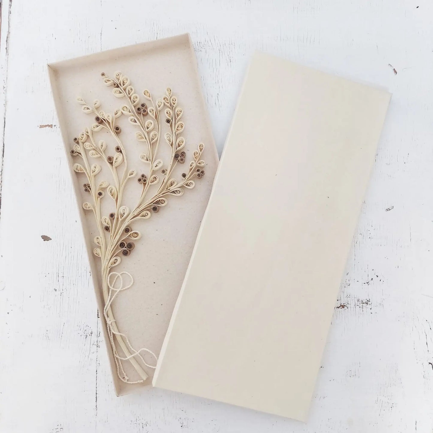 Papieren mistletoe | Naturel & goud