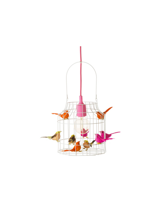 Hanglamp met vogeltjes | Ø 24 cm | Neon