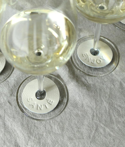 Wijnglas hangers Wiep | Crème