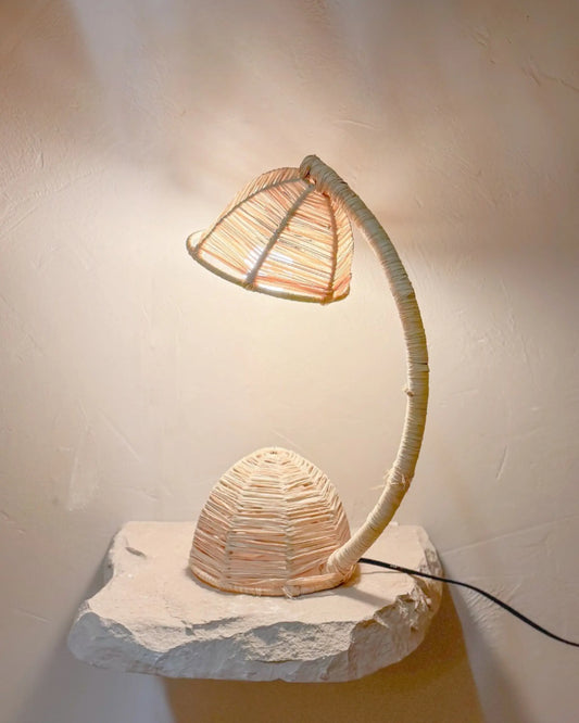 Bureaulamp Raffia | Naturel