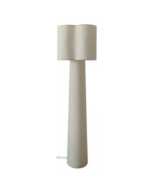 OPJET | Vloerlamp Osmosis in naturel stof - 130 cm | Conceptstore Sisalla
