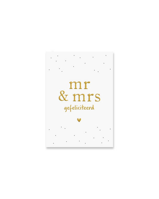 Enkele kaart | Mr & Mrs