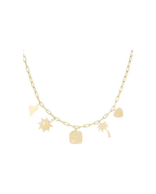 Yehwang | Gouden bedelketting Palm Posession | Conceptstore Sisalla